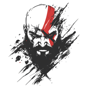 Kratos_face_illustrate_